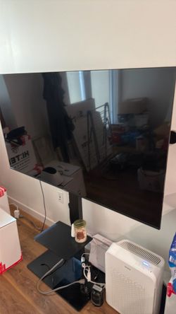 Large Flat Screen TV with Floor Stand