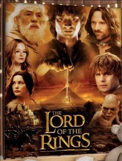 Epic Lord of The Rings Legendary Fantasy Film Wall Tapestry 20"× 28"