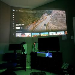 Mini Projector with Wi-Fi and Bluetooth