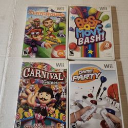 Game Party for Nintendo Wii WII Video Game playground  bust a move bash carnival