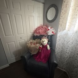 Couch(turns Into Bed) And Mirror 