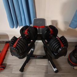 Bowflex Selecttech 552 Adjustable Dumbbells W/ Stand