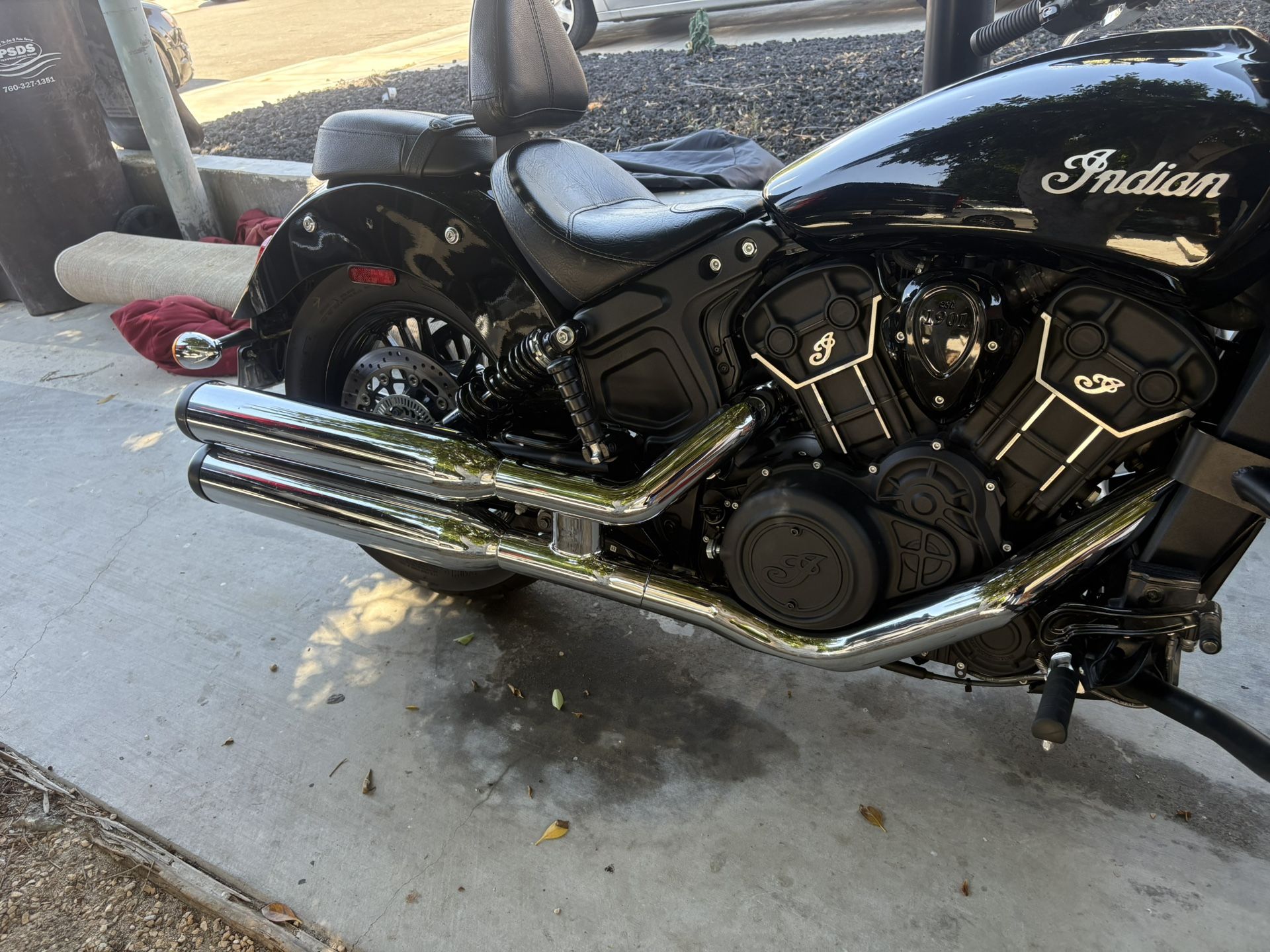 2021 indian scout stock mufflers/exhausts