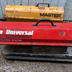 Universal & Master 50,000 BTU Portable Kerosene Forced Air Heater 
