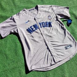 New York Yankees 2024 Button-Down Gray World Series XL Customized #69 Leafo NWT