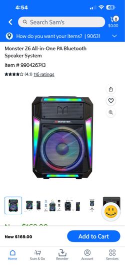 Monster Z6 All-in-One PA Bluetooth Speaker