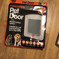 4 Way Locking Pet Door 
