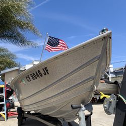 14’ Klamath /15 Hp Nissan Marine Outboard 