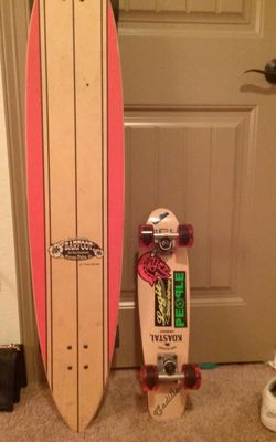 Penny and long bord