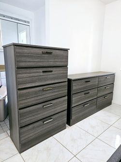 NEW wide DRESSER and NEW tall CHEST👍 Assembled 