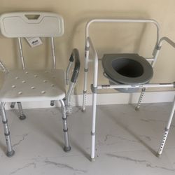 Shower Chair And Toilet