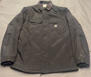 Men’s Carhartt C55 Black Jacket - Size Medium