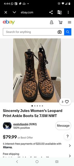 Leopard boots