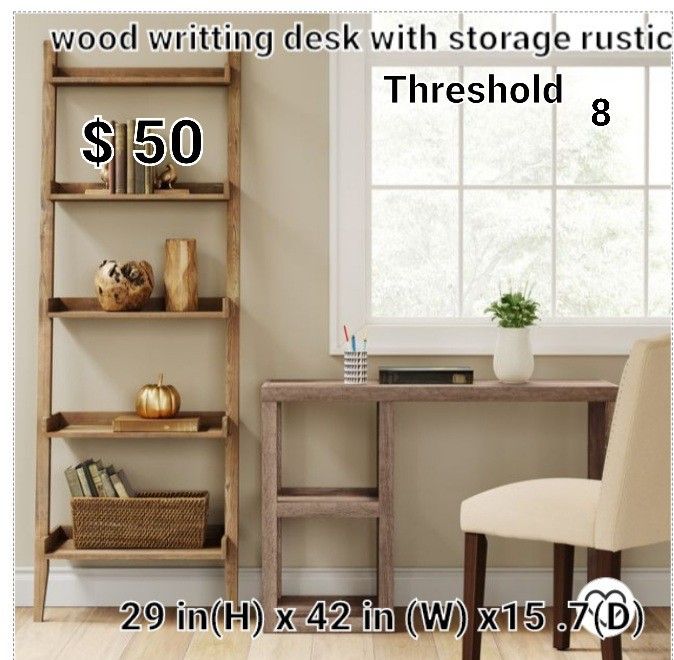 Brand New Wood Writing Desks Threshold