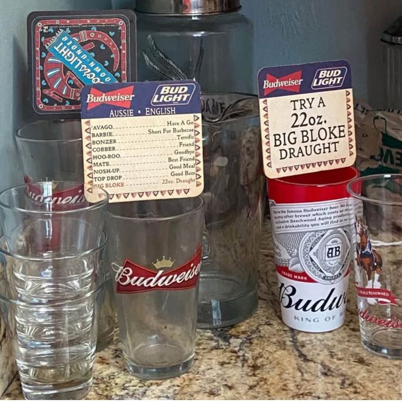 Budweiser Glass Collection Set