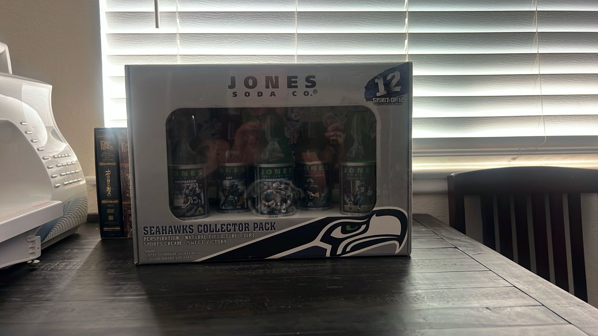 🏈JONES SODA CO. Seattle Seahawks Collector Pack (5)-12oz Bottles RARE/SEALED