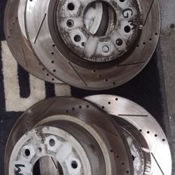 Cross Drilled Slotted Brake Rotors For GMC And Chevy SUV And Trucks