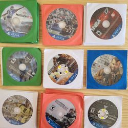 Playstation 4 Lot : 9 Games : Gta , Call Of Duty, Battlefield Star War, Fifa