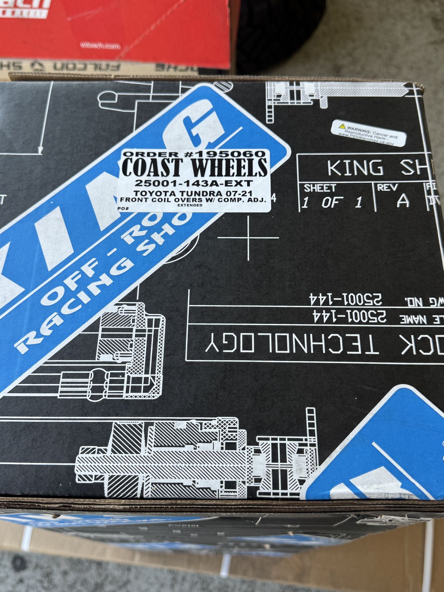 King 2.5s W/ Adj And EXT For 07-21 Tundra