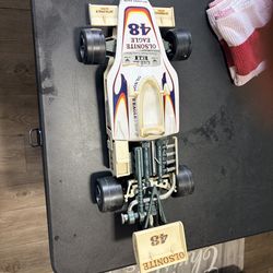 Indy car whiskey bottle
