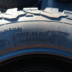 4 Llantas 275 65 R17 Bfgoodrich All Terrain 