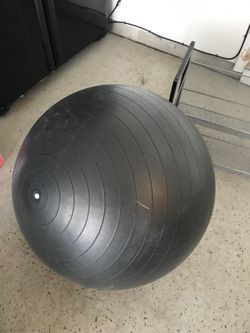 Large weighted yoga ball