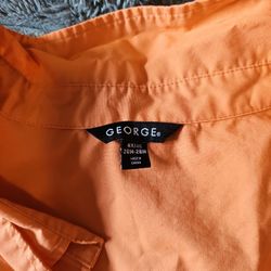 George Coral Colored Dress Shirt 4x