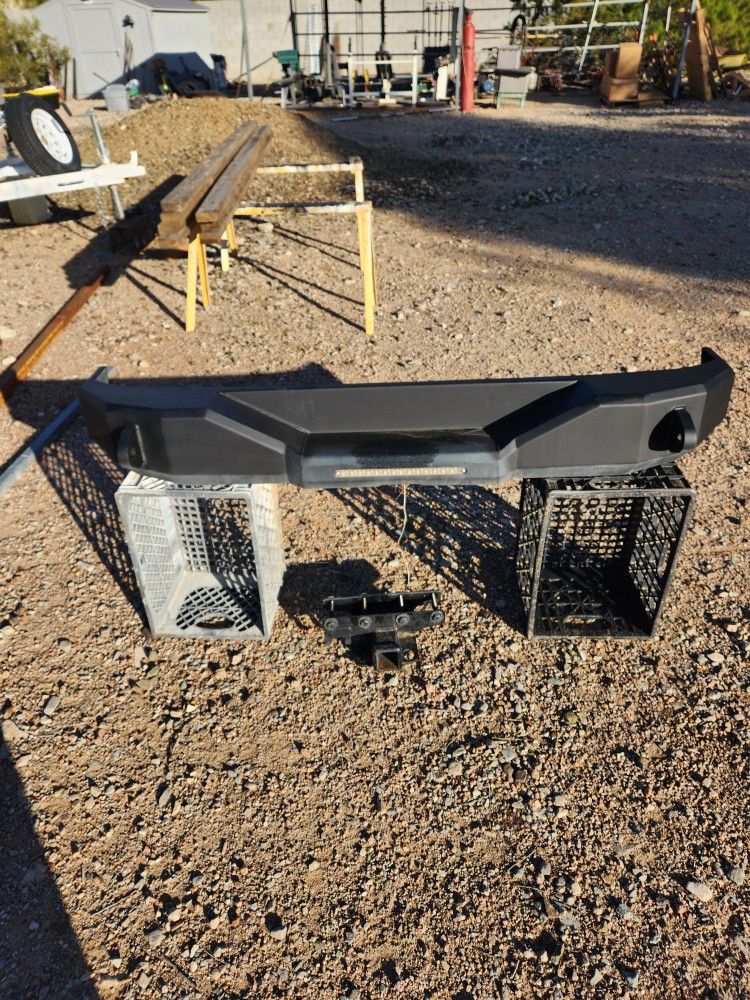 Jeep Rear Bumper And Receiver Hitch