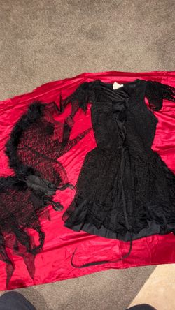 Kids Large Halloween Costume Dark Angel
