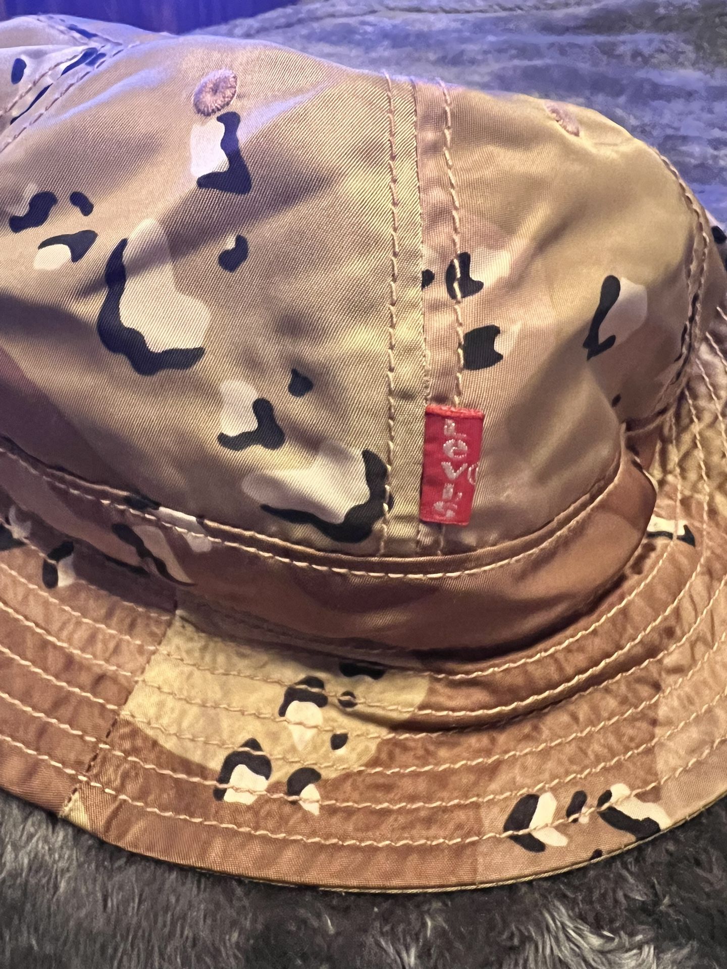 Supreme, Accessories, Supreme X Levis Camo Bucket Hat