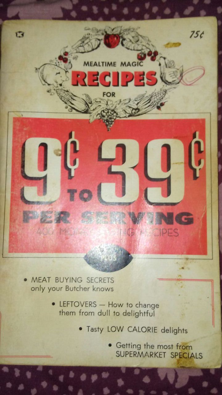 1967 recipe box