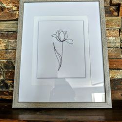 Framed Matted Print-Pencil Art- 12"x 15" - New - $30