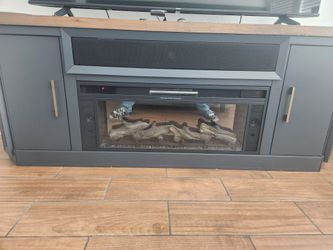 Electric Heater with speakers  tv stand