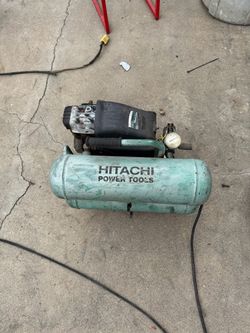 Portable Hitachi air compressor