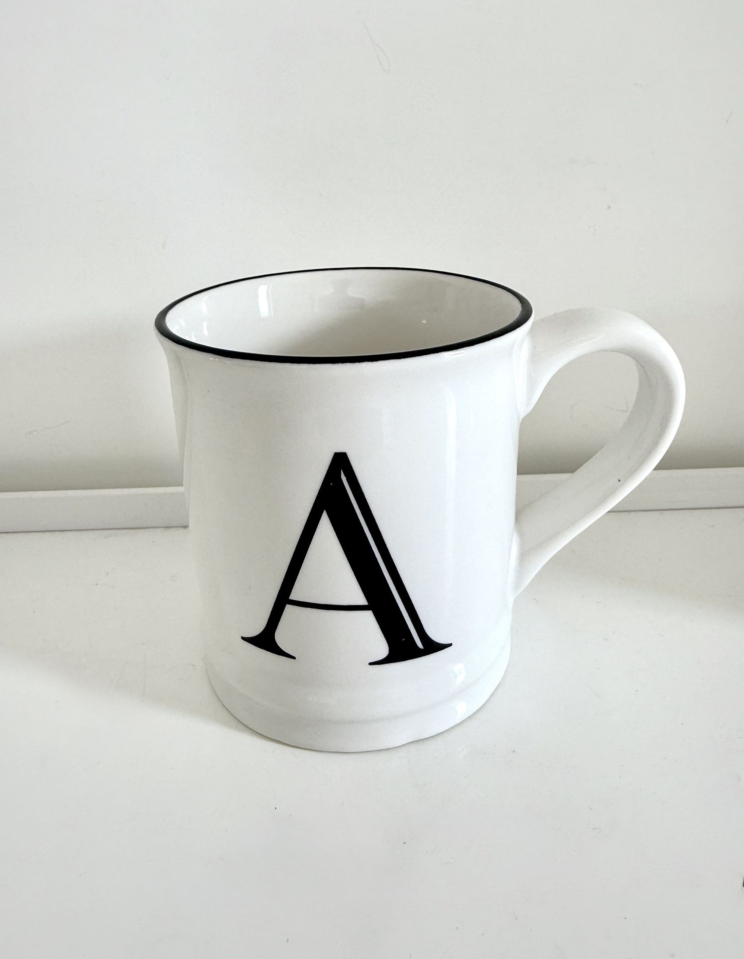 Monogram letter A coffee mug/cup Asking Price For Each