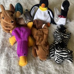 TY beanie babies bundle of 7 Collection 