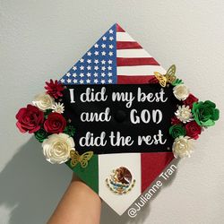 Personalize Graduation Cap Topper / Permanent Cap Topper