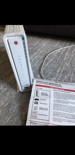 Modem and router sbg6900-ac