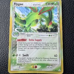 Flygon Holo Pokemon Card