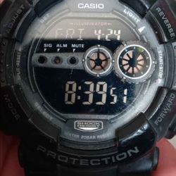 G-Shock black resin watch
