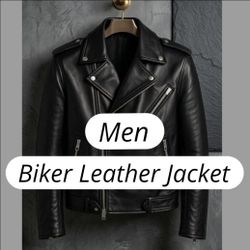 Jacket For Men | Leather Biker Jacket For Sale 💫