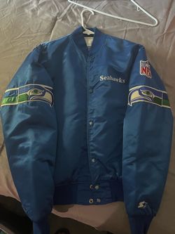 Seattle Seahawks Starter Satin Bomber Jacket