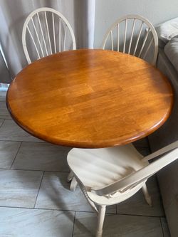 Table and chairs