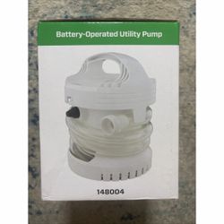 Star Water Systems Battery Operated Portable Utility Pump