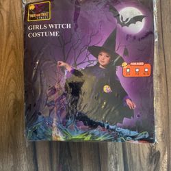 Girls Witch Costume Ages 5-9