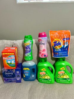 Tide, Gain, Downy Laundry