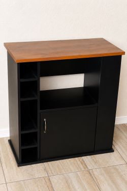 Black wooden Bar table/ island