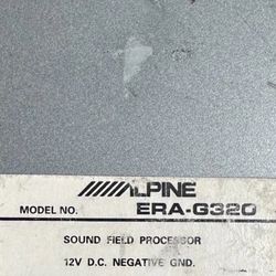 Alpine Processor ERA-G320 Eq 