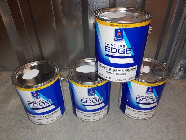 NEW 4 Gallons Sherwin Williams Painters Edge Flat Interior
