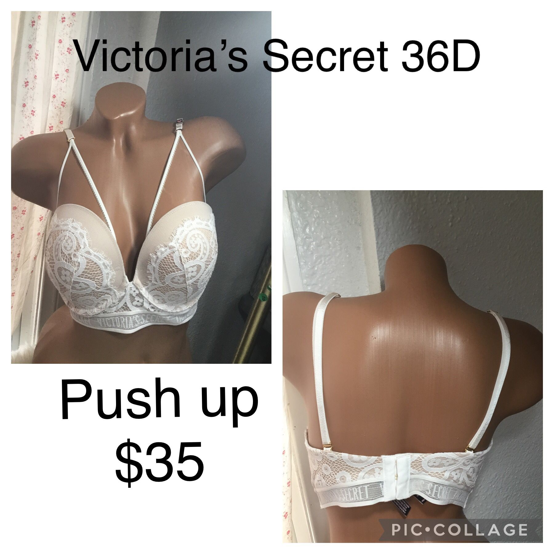 New Bra Victoria Secret Size 36d Very Sexy Push Up firm Price No Deliver No  Wholesale for Sale in Los Angeles, CA - OfferUp